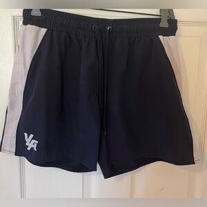 YoungLA Dark Blue and White Shorts XL